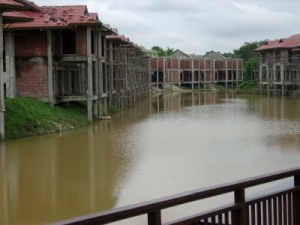 Under construction - Bayou Water Village at Leisure Farm, Johor, Malaysia